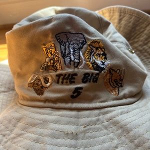 Vintage Hat Safari Big 5 Hat Never Worn